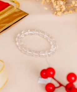 Vòng Tay Thạch Anh Trắng 1A 10 Ly 079-0871A-10