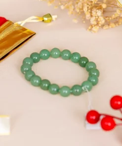 Vòng Tay Thạch Anh Xanh 1A 12 Ly 079-0931A-12